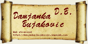 Damjanka Bujaković vizit kartica